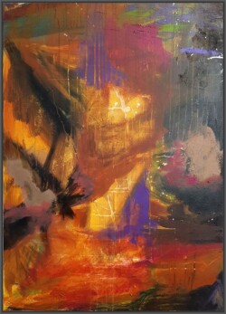 Morahn, Acryl auf Leinwand, 100x70cm