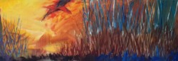 Acryl auf Leinwand, 70x200cm