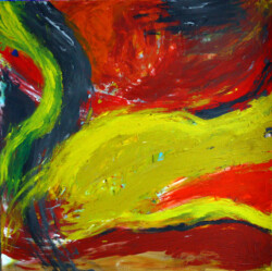 Korademos Acryl auf Leinwand, 100x100cm