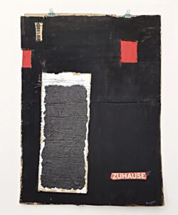 Zuhause, Acryl auf Wellpappe, 103x75 cm